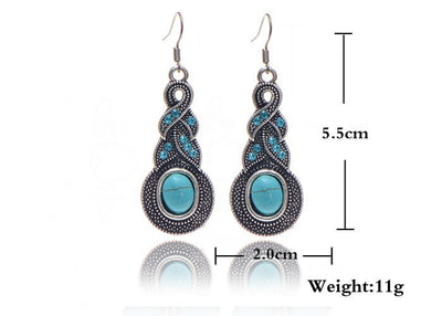 Conjunto de Collar y Aretes Turquesa - Image 8