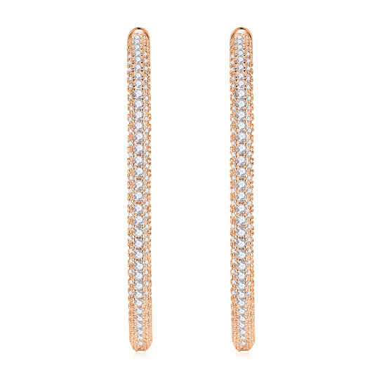 Aretes Lustrous: Conjunto de Plata S925 y Moissanita con Baño de Platino - Image 20