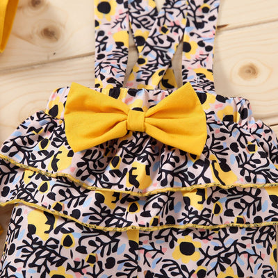 Conjunto de Ropa para Bebé Niña con Pullover Manga Corta y Moño - Image 9