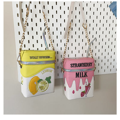 Bolso Bandolera Frutal Bordado - Fresa y Limón - Image 23