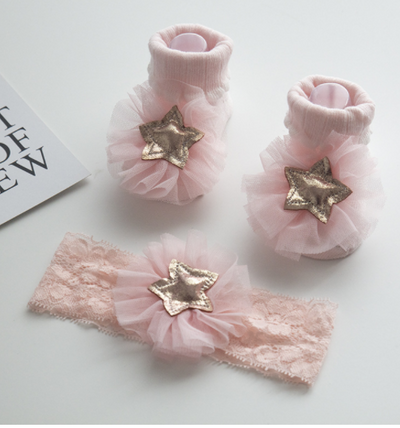 Set de Diademas y Calcetines para Bebé - Image 22