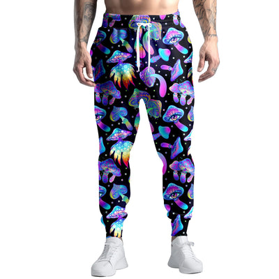 Pantalones de Chándal Estampado Digital Graffiti Colorido Corte Recto - Image 20
