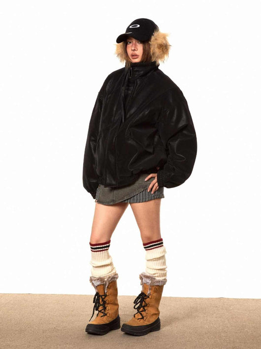 Abrigo Acolchado para Pareja - Diseño Suelto y Cálido para Invierno - Image 5