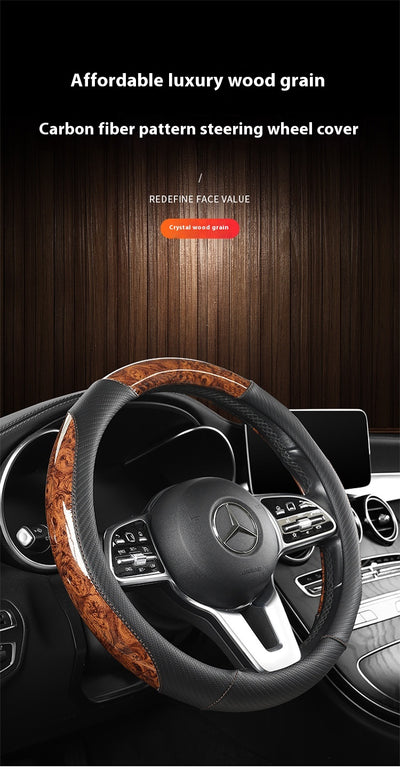 Funda de Volante de Cuero Premium Cristal Año Nuevo - Image 26