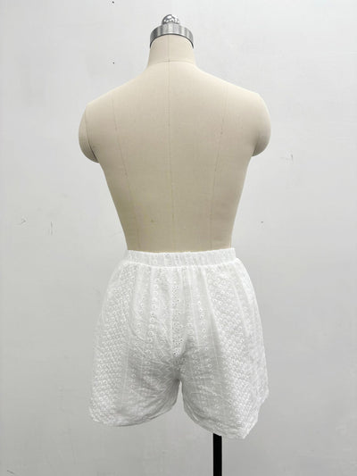 Blusa Corta con Cuello de Solapa y Detalles Calados para Mujer - Image 27
