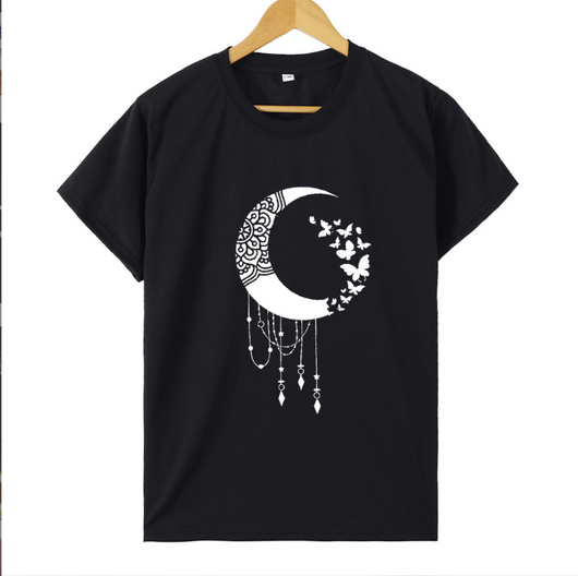 Playera Estampada con Personajes de Dibujos Animados en Inglés para Mujer - Image 5