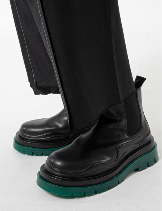 Botas Martín Verde de Caña Alta Invierno Forradas Estilo Retro Suela Gruesa - Image 10