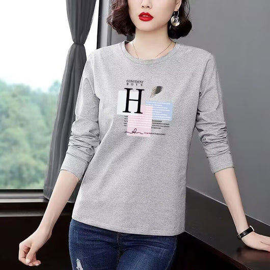 Blusa Casual de Manga Larga para Mujer Madura - Cómoda y Versátil - Image 2