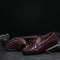 Zapatos Casuales de Cuero Estilo Coreano para Hombre