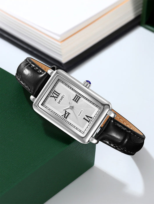 Reloj Retro Rectangular para Mujer - Resistente al Agua, Cuarzo de Precisión - Image 17