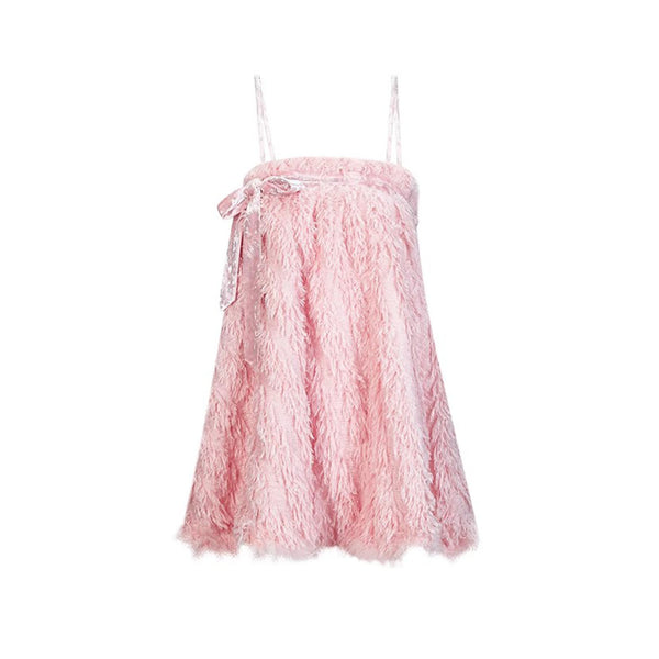Vestido Infantil Princesa con Moño y Plumas - Falda Tul Esponjosa - Image 6