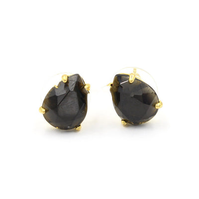 Aretes de Cristal Facetado con Gota - Elegancia Minimalista para Mujer - Image 13
