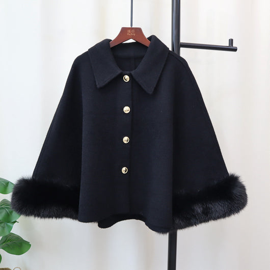 Capa Tejida Clásica para Otoño e Invierno - Elegancia y Calidez - Image 20