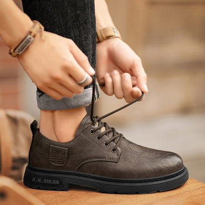Zapatos de Hombre Otoño Invierno con Forro de Terciopelo y Algodón Cálido - Image 10