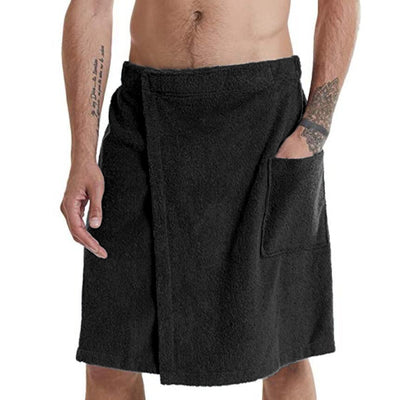 Bata de Toalla para Hombre con Cierre Velcro y Bolsillo - Image 6