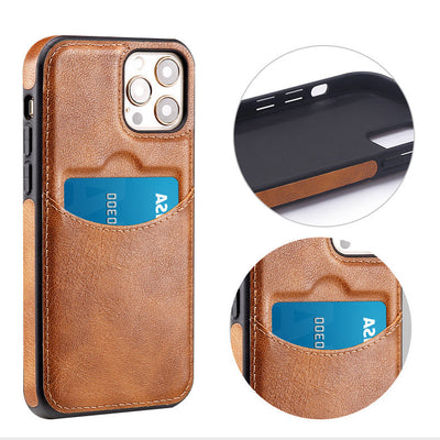 Funda de Cuero para Teléfono y Tarjetas - Diseño Ejecutivo Minimalista - Image 12