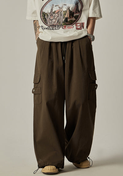 Pantalones Rectos Amplios de Diseño Trendy para Hombre - Versátiles y Cómodos - Image 8