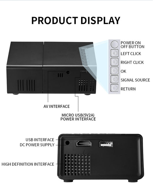 Proyector Portátil Compacto para el Hogar - Image 18