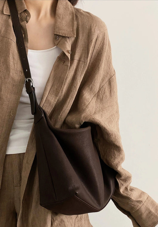 Bolso de Hombro Único Otoño-Invierno en Cuero Premium con Acabado Mate - Image 26