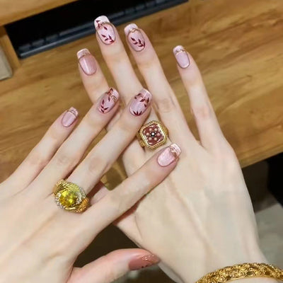 Uñas Postizas Cat Eye Rubor - Parches de Manicura Lista para Usar - Image 3