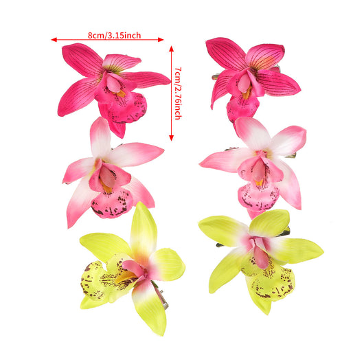 Pares de Horquillas con Flores Artificiales - Estilo Bohemio y Lateral - Image 8