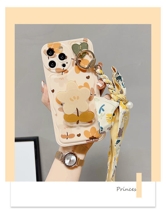 Funda para Celular Seda con Flores y Hojas Otoñales - Image 15