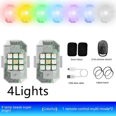 Lámpara LED para Dron con Control Remoto Impermeable y Luces Intermitentes - Image 22