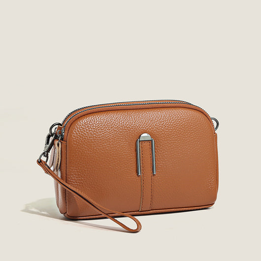 Bolsa Bandolera Minimalista de Cuero Premium