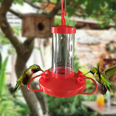 Comedero de Colibrí Tubo Largo - Atrae Aves Silvestres a tu Jardín