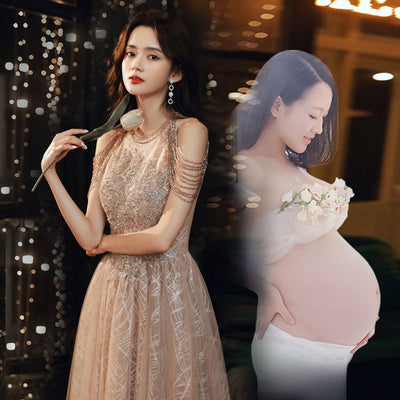 Vestido de Noche Elegante con Flecos para Fiesta y Compromiso - Image 9