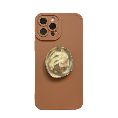 Funda Retro Marrón con Soporte Metálico Todo en Uno - Image 3