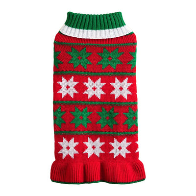 Vestido para Perro y Gato Otoño Invierno con Estrellas y Olas - Image 11
