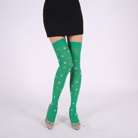 Calcetines Navideños con Muñeca de Peluche y Moño - Image 14