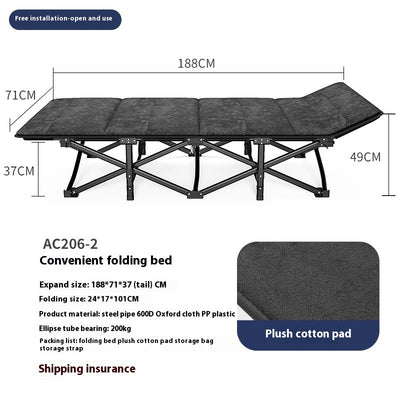 Cama Plegable Portátil para Camping y Oficina - Image 20