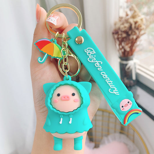 Llavero Adorable Cerdito Impermeable - Accesorio Creativo Cartoon - Image 3