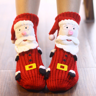 Calcetines Navideños Gruesos para Mujer - Calidez Total