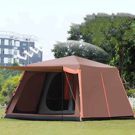 Tienda de Campaña Automática para 3-8 Personas - Aluminio Reforzado Doble Capa Impermeable