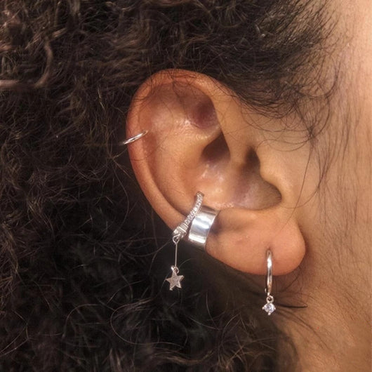 Aretes Largos de Plata para Mujer - Diseño Elegante y Versátil - Image 3