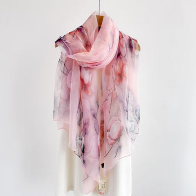 Pañuelo Largo Estampado Versátil para Mujer - Image 9