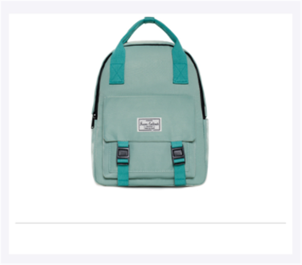 Mochila Universitaria de Color Sólido para Mujer