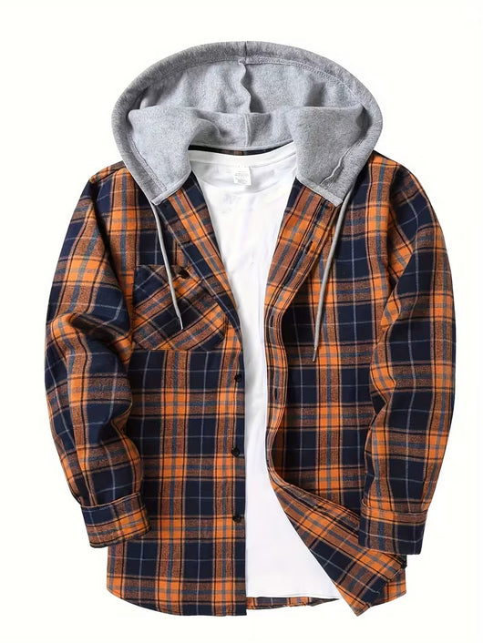 Sudadera Hoodie Cuadros para Hombre - Manga Larga - Image 17