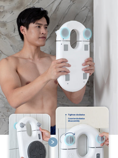 Cepillo Eléctrico de Baño Montado en Pared para Masaje Corporal - Image 10