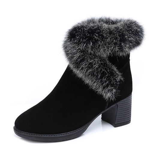 Botas de Nieve para Mujer con Forro de Conejo y Plantilla Térmica - Image 5
