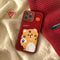 Funda de Teléfono Tigre de la Suerte en Silicona Rosa