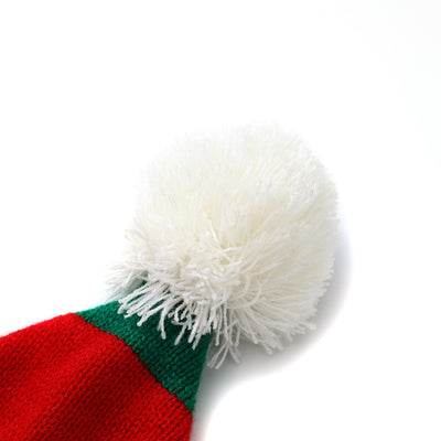 Gorro Navideño Infantil de Lana Tejida a Rayas - Image 9