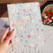 Funda Protectora de Cuero para Tablet con Diseño Floral y Ranura para Stylus