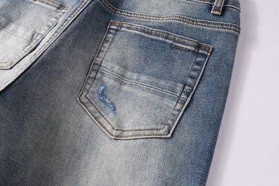 Jeans Slim Fit para Hombre con Detalles Rotos - Image 13