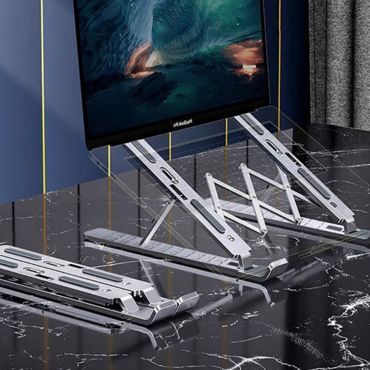Soporte Refrigerante para Notebook de Aluminio con Triple Apoyo