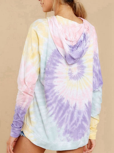 Sudadera Tie-Dye Deportiva Holgada con Capucha - Image 10