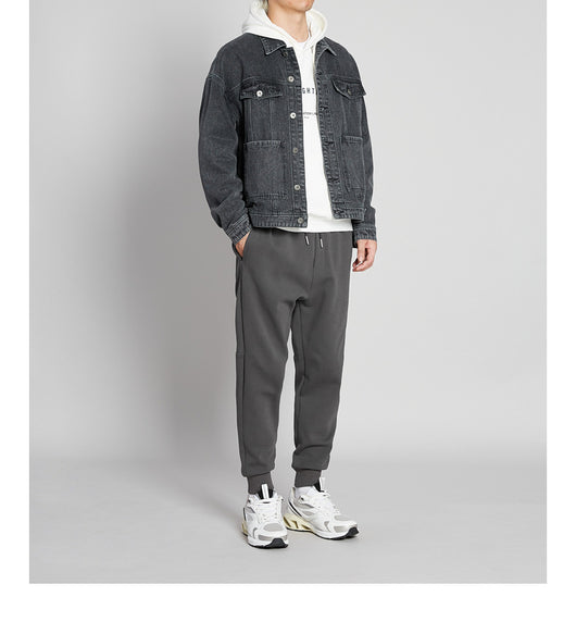 Pantalones Casuales para Hombre Otoño-Invierno con Cintura Media y Cordón - Image 10